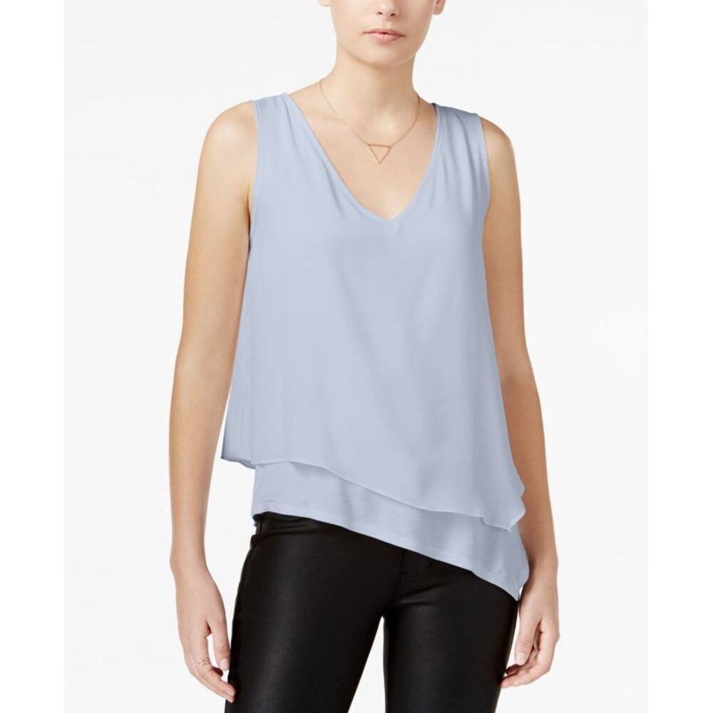 Bar III Asymmetrical Layered Look Top